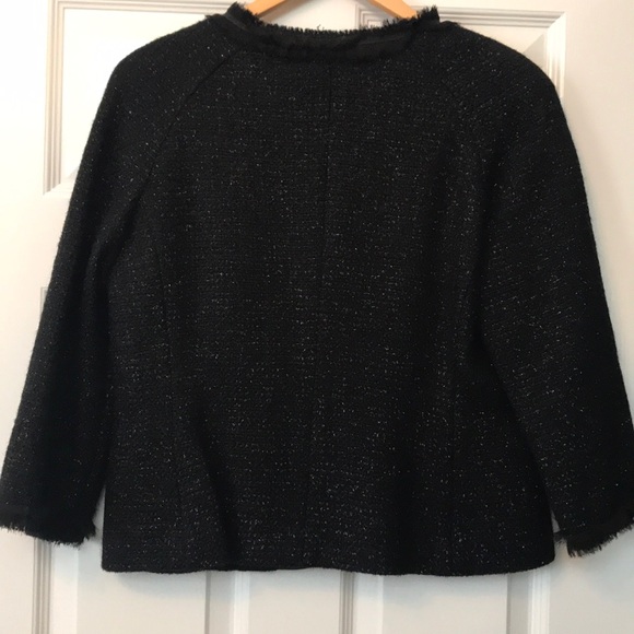 Subtle sparkle 3/4 sleeve wool blend "Lady Jacket" Sz 8 - Picture 5 of 5